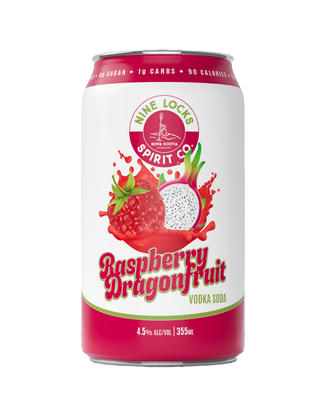ドリンクbook Nine Locks Spirit Co - Raspberry Dragonfruit | Nine Locks Brewing