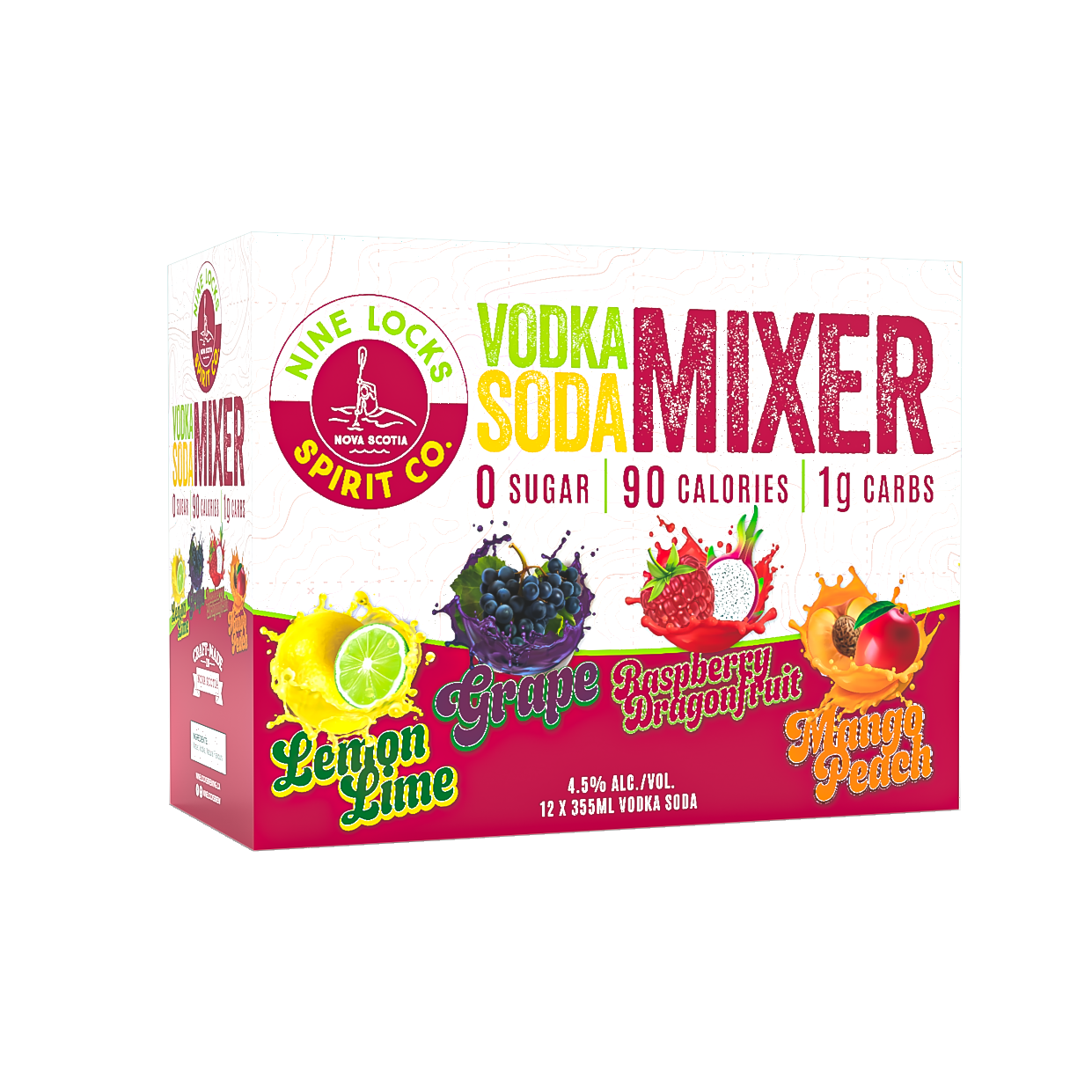 Nine Locks Spirit Co. Vodka Soda Mixer Nine Locks Brewing Company